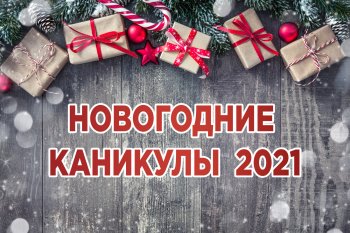 Мероприятия на новогодние каникулы 2021
